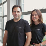 Los fundadores de ScrapAd, Samuel Ruiz y Sandra Montes