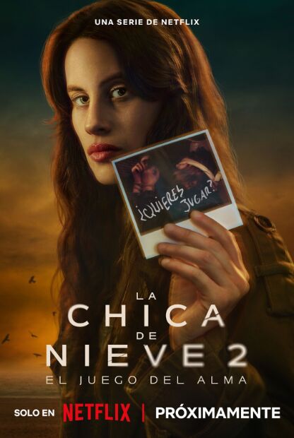 Cartel promocional de &quot;La chica de la nieve 2: El juego del alma&quot;