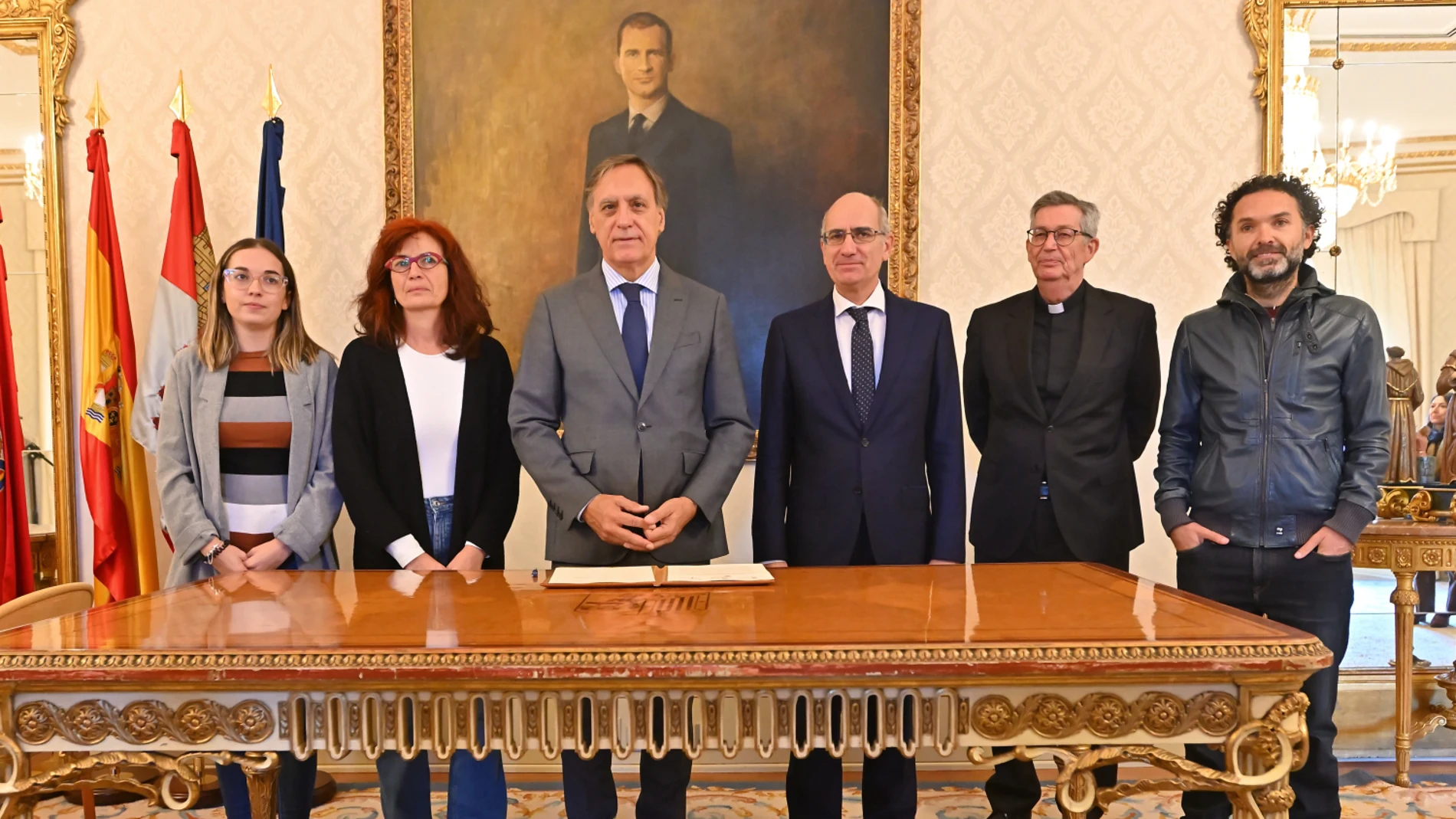 Representantes de la Mesa del Voluntariado de Salamanca