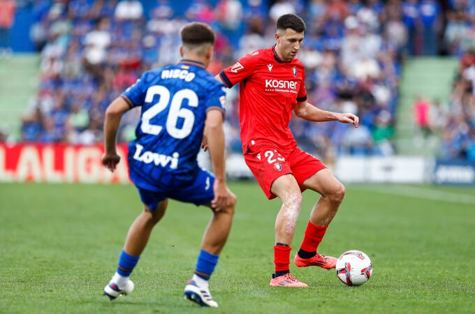 Abel Bretones con Osasuna