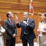 Carlos Pollán recibe a sus homólogos de Aragón, Baleares y Valencia