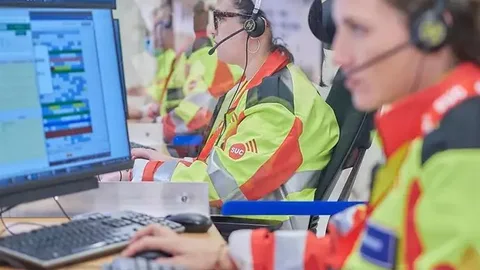 Sala del Centro Coordinador de Emergencias y Seguridad del 112 Canarias