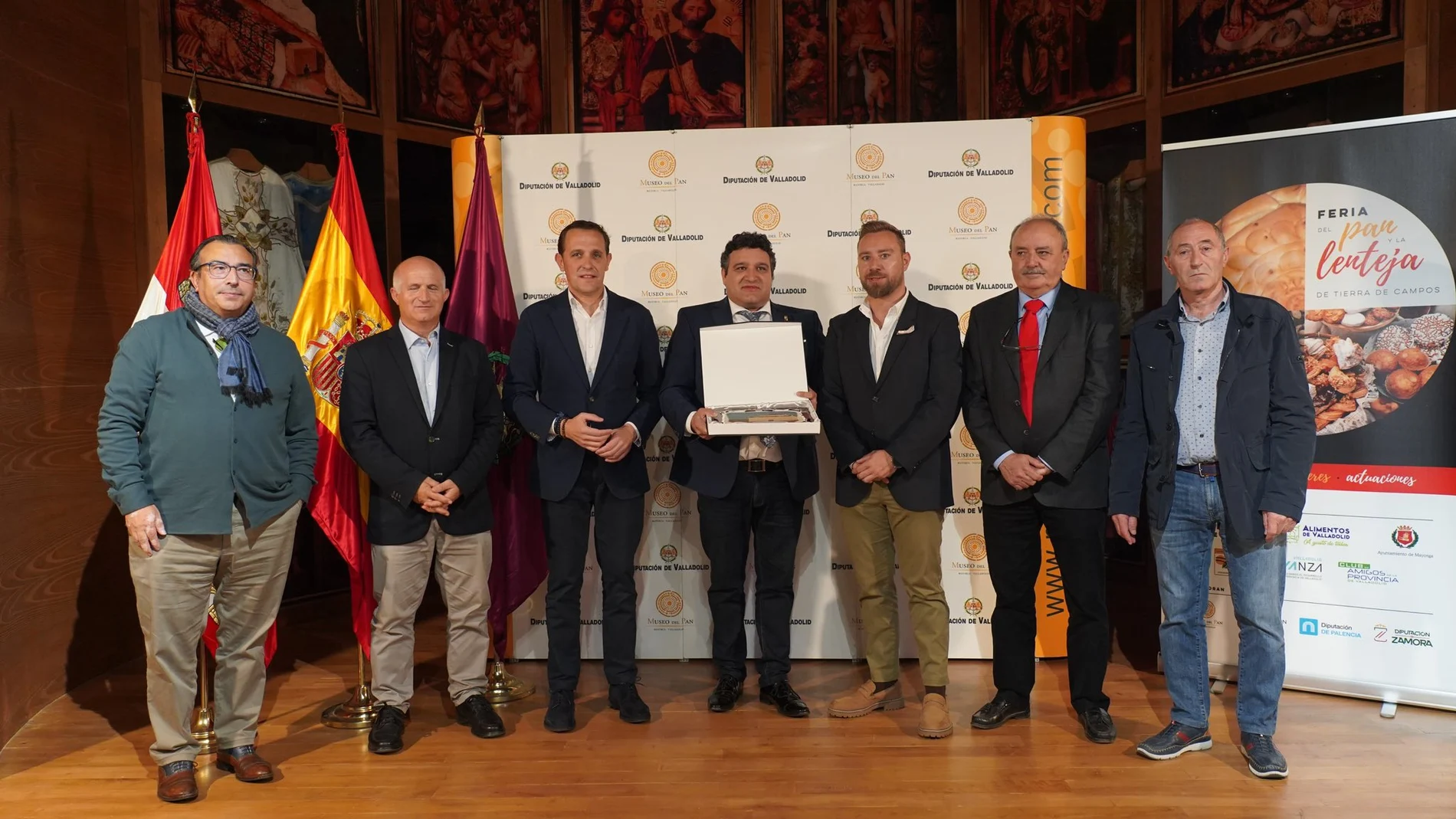 Conrado Íscar en la Feria de Tierra de Campos de Mayorga