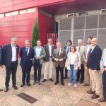 Encuentro para exigir la reapertura del Tren Ruta de la Plata celebrado en Plasencia