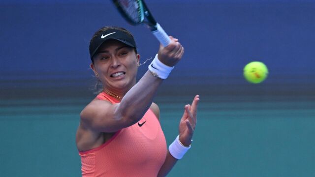 Badosa, en un momento de su partidos ante Kasatkina