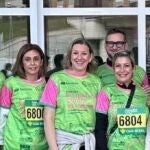 Isabel Blanco, con miembros del PP de Zamora, antes de participar en la Carrera 'Mucho X Vivir'