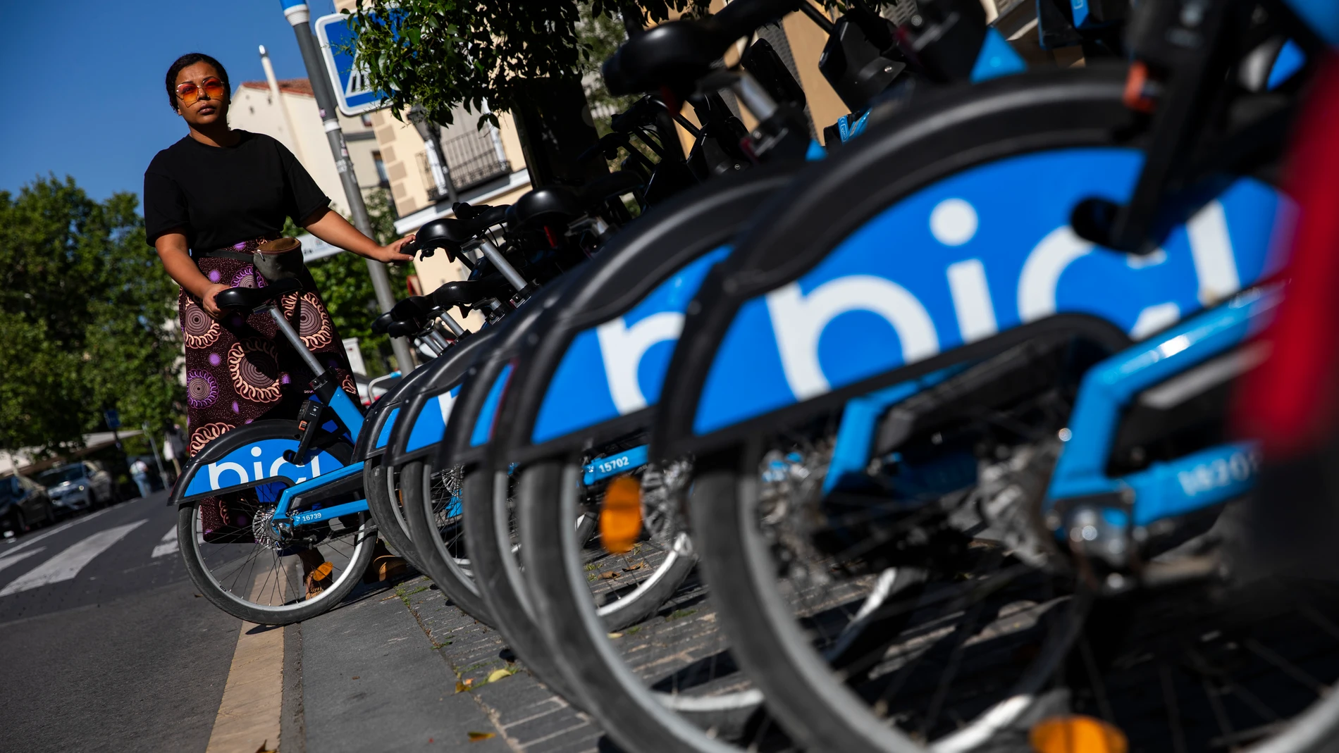Bicimad, servicio municipal de alquiler de bicicletas en Madrid.