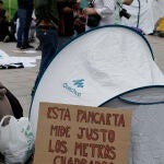Acampada en Valencia por el derecho a la vivienda