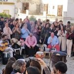 Celebración de una zambomba en Jerez