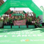 Autoridades en la salida de la XVI Carrera "Mucho x Vivir" contra el Cáncer