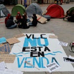 Acampada en Valencia por el derecho a la vivienda