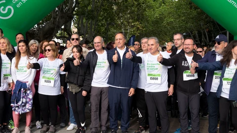 Marcha solidaria en contra del cáncer en Salamanca
