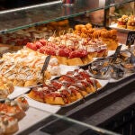 Los famosos pintxos en Bilbao