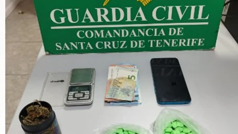 Material incautado a los incautos trapicheadores
