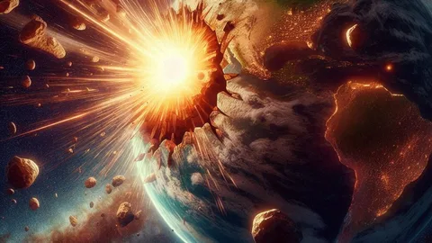El impacto habría evaporado gran parte de los océanos
