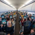 Las afortunadas lectoras que disfrutaron de la experiencia en la presentación de la novela