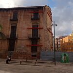 Imagen del Palau dels Eixarchs, uno de los inmuebles, situado en el centro de Valencia, que se encontraba con la licencia paralizada