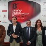 Conrado Íscar inaugura las jornadas junto a Pablo Martín, Roberto Díez, Yolanda Burgoa y Miguel Ángel Benito