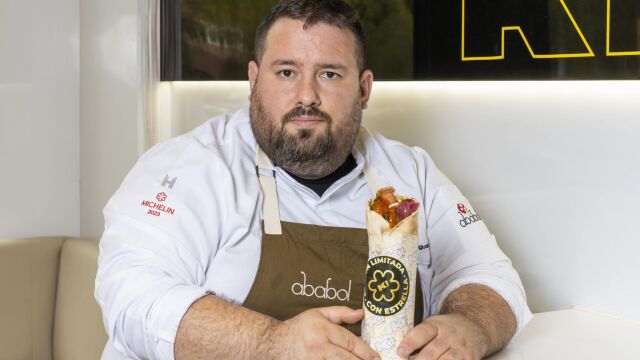 El kebab de pisto y queso manchego