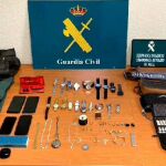 Objetos de valor recuperados por la Guardia Civil