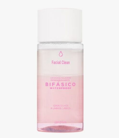 Desmaquillador de ojos y labios bifásico Waterproof Facial Clean Deliplus todo tipo de piel