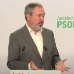 El secretario general del PSOE-A, Juan Espadas