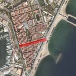 Barcelona abre un concurso público para reformar la calle Pepe Rubianes, en la Barceloneta