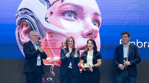 La alcaldesa Catalá durante la inauguración de Valencia Digital Summit