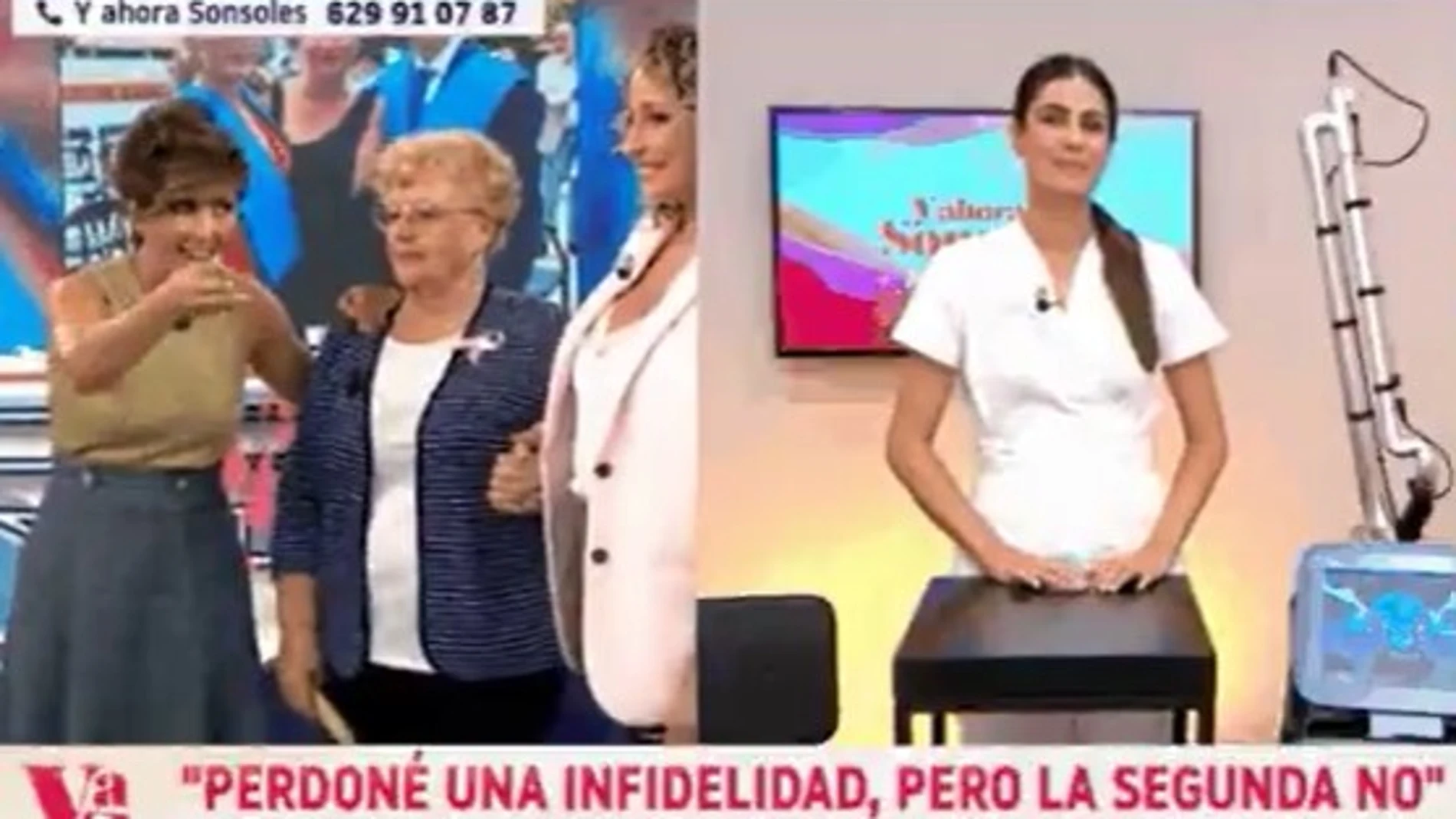 Se borra en directo el nombre de su marido en "Y ahora Sonsoles"