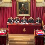 Los académicos Cazorla, Navarro Valls, Pizarro, Buján y Encarna Roca en el inicio del curso de la Real Academia de Jurisprudencia y Legislación de España (RAJyL) 