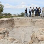 Imagen de los baños termales del yacimiento de la Alcudia, Elche (Alicante)