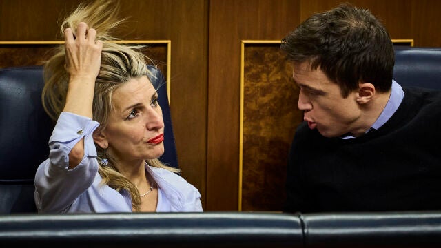 Yolanda Díaz e Íñigo Errejón