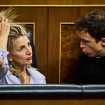 Yolanda Díaz e Íñigo Errejón