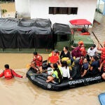 Las lluvias torrenciales provocadas por la tormenta han causado el desbordamiento de varios ríos y han sumergido pueblos enteros