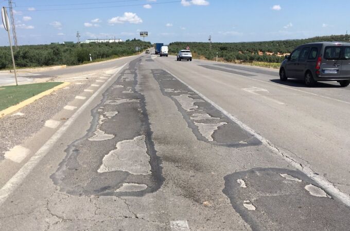 La carretera donde se produjo el siniestro