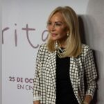 Carmen Lomana en el estreno de Rita