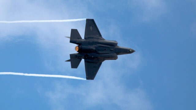 Un caza F-35 de la US Air Force