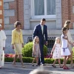 REPECION OFICIAL DE LA FAMILIA REAL AL PAPA BENEDICTO XVI EN EL PALACIO DE LA ZARZUELA CON MOTIVO DE LA CELEBRACION DE LAS JORNADAS MUNDIALES DE LA JUVENTUD _ JMJ 2011 © ALBERTO R. ROLDAN 19 08 2011