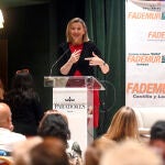 La vicepresidenta de la Junta, Isabel Blanco, interviene en el foro sobre mujeres rurales en Lerma (Burgos)