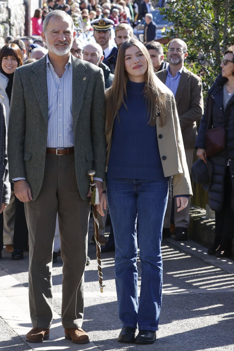 Look en detalle de la Infanta Sofía.