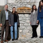 La familia real visita Sotres en el corazón de los Picos de Europa, pueblo ejemplar 2024