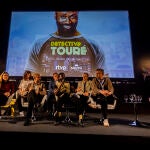 Actores y directores de la serie "Detective Touré" en el South International Series Festival