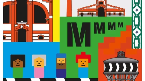 Matadero presenta un plano ilustrado para explorar sus instalaciones con juegos o recorridos en bicicleta
