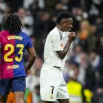 Fútbol.- Vinícius: "Lamentables insultos racistas en el Bernabéu, mi apoyo a Lamine, Ansu y Raphinha"