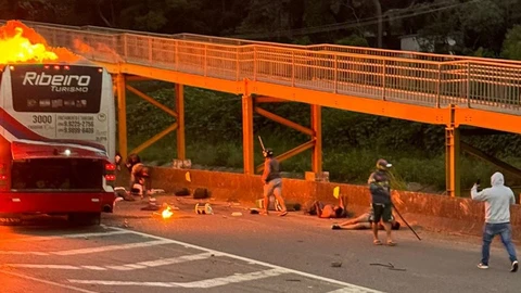 Una emboscada entre ultras de Palmeiras y Cruzeiro deja un muerto y doce heridos