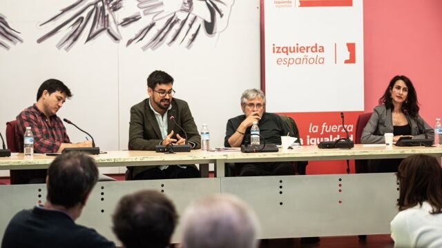 Pablo Gomez Perpinyà, Guillermo del Valle, Félix Ovejero y Laura Montecino, durante las jornadas