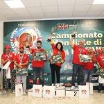 La campeona en el mundial de pizza picante, Rocío Marquina