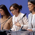 Rueda de Prensa de Mónica García, Manuela Bergero y Rita Maestre