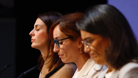 Rueda de prensa de MasMadrid por el escándalo de Iñigo Errejón. Intervienen Rita Maestre, Mónica García y Manu