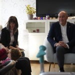 Miguel Ángel de Vicente durante la visita la Unidad de Convivencia "La Pradera" del Centro de Servicios Sociales 'La Fuencisla'